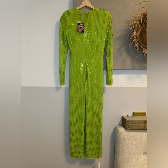SELF-PORTRAIT The GG Embellished Midi Dress 💚✨ - Picture 9 of 15